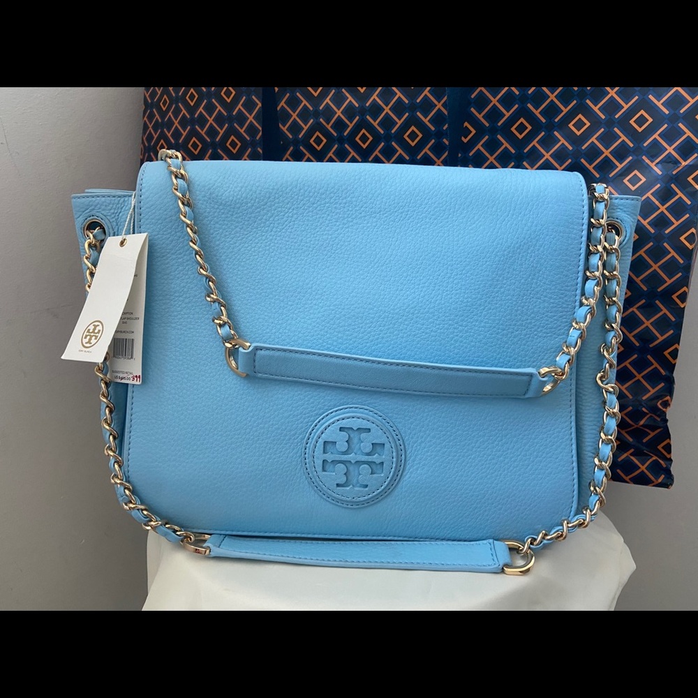 Tory Burch
Marion Flap Riviera Blue Shoulder Bag